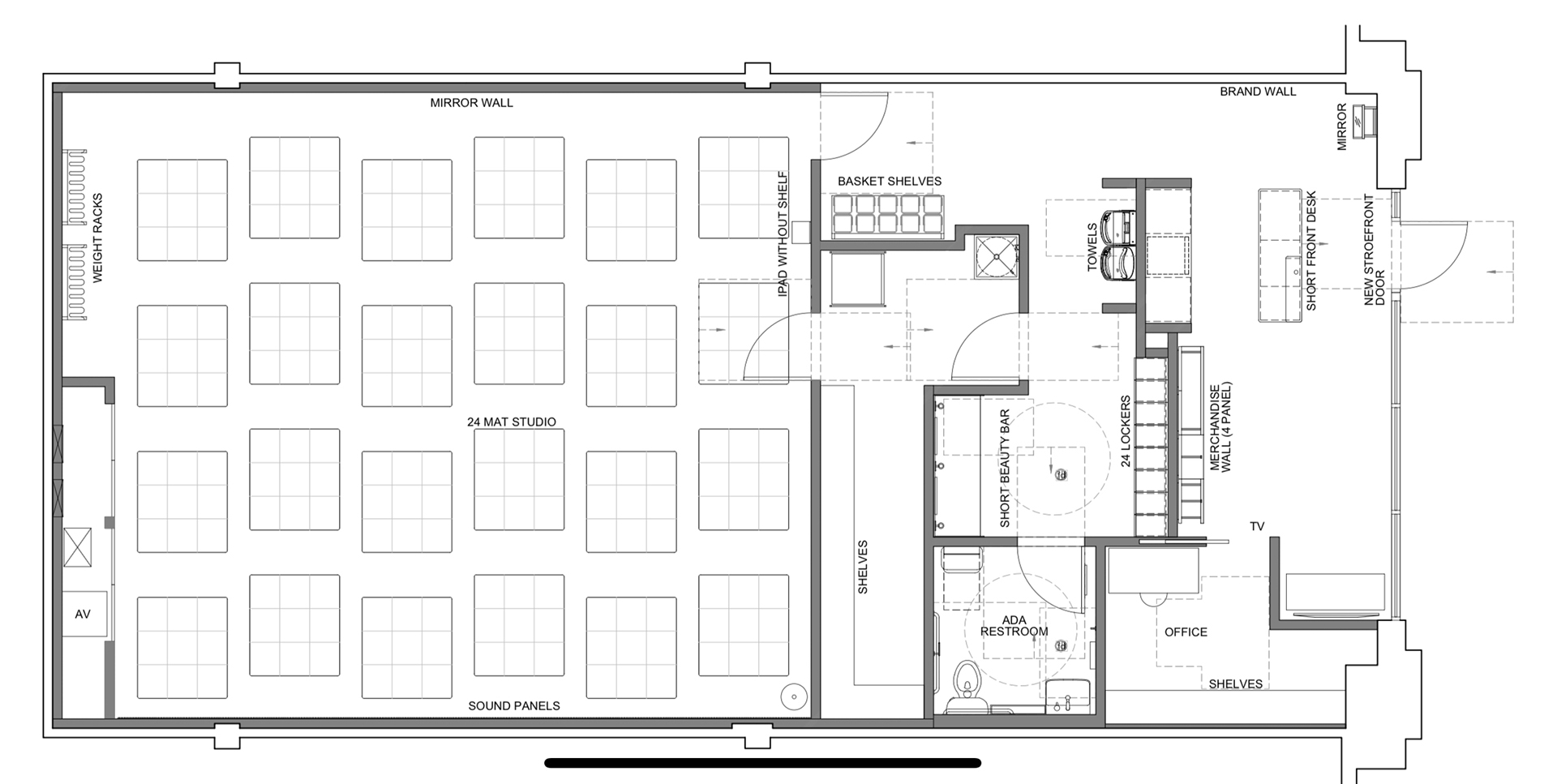 Studio Floor plan